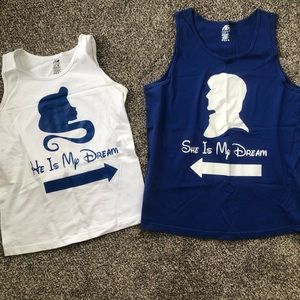 Couples Matching Disney Tank Tops 💙